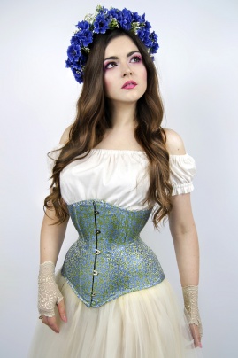 Gorset underbust Forget Me Not